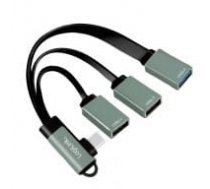 Logilink USB-C 3-Port Hub - Hub - 1 x SuperSpeed USB 3.0 + 2 x USB 2.0 ( UA0361 UA0361 UA0361 ) USB centrmezgli