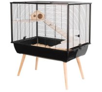 Zolux Cage Neo Silta black small rodents H58 ( 3336022056228 1686599 ) grauzējiem