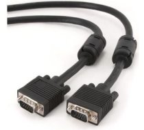 Lanberg cable VGA M/M shielded with ferrite 5m black ( CA VGAC 10CC 0050 B CA VGAC 10CC 0050 B CA VGAC 10CC 0050 B ) kabelis video  audio