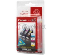 Canon Tintes komplekts CLI-521CMY (cyan  magenta  yellow) ( CLI521CMY CLI521CMY CLI521CMY ) kārtridžs