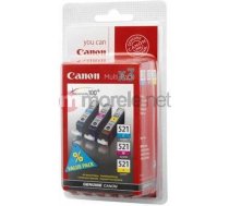 Canon Tintes komplekts CLI-521CMY (cyan magenta yellow) ( CLI521CMY ) kārtridžs