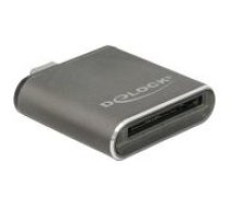 DeLOCK 91498 USB 3.0 (3.1 Gen 1) Type-C Black Kartenleser (91498) ( 91498 ) kabelis vads
