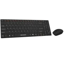 Esperanza EK122K LIBERTY - SLIM Wireless Keyboard + Wireless Mouse USB 2.4 GHz ( EK122K ) klaviatūra