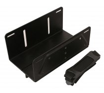 Techly Side desk / wall mount computer PC holder with adjustable straps black ( Techly 102239 ) aksesuārs datorkorpusiem