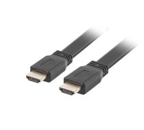 Cable HDMI-HDMI v2.0 1.8m black flat 4K 60Hz full copper ( CA HDMI 21CU 0018 BK ) kabelis video audio