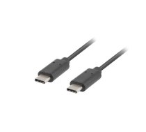 Lanberg CA-CMCM-10CU-0018-BK (USB type C - USB type C ; 1 8m; black color) ( CA CMCM 10CU 0018 BK CA CMCM 10CU 0018 BK CA CMCM 10CU 0018 BK ) USB kabelis