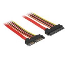 SATA-Verl. Delock SATA III 22pin - 22pin St/Bu 0.10m ( DE 84917 84917 84917 ) kabelis  vads