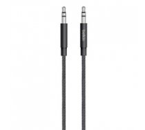 BELKIN MIXIT UP Metallic AUX Cable black ( AV10164BT04 BLK AV10164BT04 BLK AV10164bt04 BLK ) kabelis video  audio