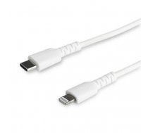 StarTech.com 2m USB C to Lightning Cable - iPhone iPad Fast Charging Durable White Charge  Sync Cord w/Aramid Fiber Apple MFI Certified - L ( RUSBCLTMM2MW RUSBCLTMM2MW RUSBCLTMM2MW ) kabelis  vads