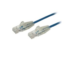 StarTech STARTECH.COM 1m Cat6-Kabel - Schlankes Cat6-Patchkabel - Blau - Snagless-RJ45-Steckverbinder - LSZH - 28 AWG Kupferdraht ( N6PAT100CMBLS ) tīkla kabelis