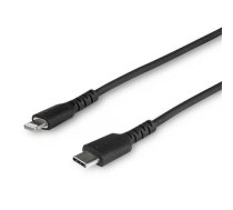 StarTech.com 1m USB C to Lightning Cable - iPhone iPad Fast Charging Durable Black Charge  Sync Cord w/Aramid Fiber Apple MFI Certified - L ( RUSBCLTMM1MB RUSBCLTMM1MB RUSBCLTMM1MB ) kabelis  vads