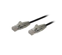 StarTech.com 1 m Cat6-Kabel - Schlankes Cat6-Patchkabel - Schlank - Snagless RJ45-Anschlusse - Gigabit-Ethernet-Kabel - 28 AWG - Patch-Kabel ( N6PAT100CMBKS ) kabelis vads