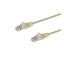 StarTech STARTECH.COM 1 5m Cat6-Kabel - Schlankes Cat6-Patchkabel - Grau - Snagless-RJ45-Steckverbinder - LSZH - 28 AWG Kupferdraht ( N6PAT150CMGRS ) tīkla kabelis