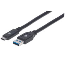 Manhattan USB-C 3.1 Gen1 cable  USB C/USB A M/M 3m black ( 354981 354981 354981 ) USB kabelis