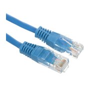 Patchcord UTP Alantec KKU5NIE0.5 ( RJ45 - RJ45 kat.5e 0 5m Blue ) ( KKU5NIE0.5 ) kabelis vads