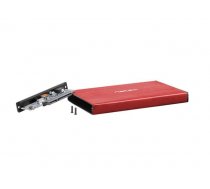 Natec external enclosure RHINO GO for 2 5'' SATA  USB 3.0  Red ( NKZ 1279 NKZ 1279 ) Datora korpuss