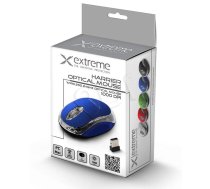 Extreme XM105B Wireless Optical Mouse 3D 2.4 GHz 1000 DPI 3D - BLUE ( XM105B XM105B - 5901299926154 ) Datora pele