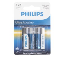 Philips Ultra Alkaline C - 2 szt ( LR14E2B/10 LR14E2B/10 LR14E2B/10 ) akumulators  baterija portatīvajiem datoriem