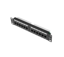 Patch Panel 12 Port 1U 10#39;#39; cat.5e black ( PPU5 9012 B PPU5 9012 B PPU5 9012 B ) tīkla kabelis