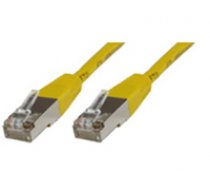 MicroConnect F/UTP CAT6 0.25m Yellow PVC Outer Shield : Foil screening ( B FTP60025Y ) tīkla kabelis