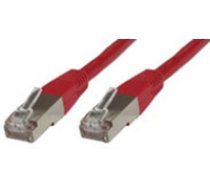 MicroConnect FTP CAT6 1M RED PVC 4x2xAWG 26 CCA ( B FTP601R ) tīkla kabelis