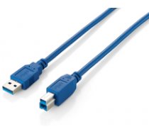 USb Kabel Equip A - B St/St  1.00m blau ( 128291 128291 128291 ) USB kabelis