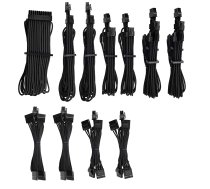 Corsair Power Supply Cable Premium Pro-Kit Type 4 Gen 4 20-piece - black ( CP 8920222 ) aksesuārs datorkorpusiem