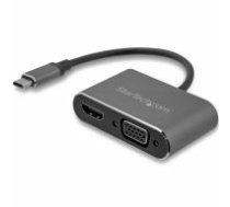 STARTECH USB-C TO VGA AND HDMI ADAPTER . ( CDP2HDVGA CDP2HDVGA CDP2HDVGA ) kabelis  vads