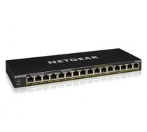 Netgear GS316P Unmanaged Gigabit Ethernet (10/100/1000) Power over Ethernet (PoE) Black ( GS316P 100EUS GS316P 100EUS ) komutators
