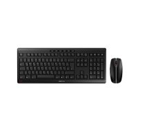 Cherry Stream Desktop Tastatur- und Maus Set schwarz kabellos ( JD 8500DE 2 JD 8500DE 2 ) klaviatūra