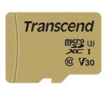 Transcend microSDHC 500S 32GB Class 10 UHS-I U3 V30 + Adapter ( TS32GUSD500S ) atmiņas karte