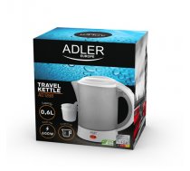 Adler Travel AD1268 Standard Plastic White 600 W 0.6 L ( AD 1268 ) Elektriskā Tējkanna