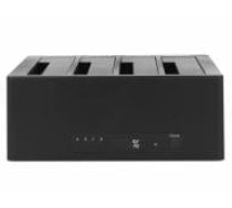 Delock USB 3.0 Docking Station for 4 x SATA HDD / SSD with Clone Function - HDD docking station - SATA 6Gb/s - eSATA 6Gb/s USB 3.0 ( DE 64063 ) dock stacijas HDD adapteri