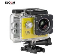 SJCam SJ4000 Ūdendroša 30m Sporta Kamera 12MP 170 grādi 1080p HD 30fps 2.0" LCD ekrāns Dzetena ( SJ4000 YE 0000000983 ) sporta kamera
