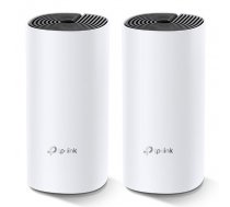 TP-Link Deco M4 AC1200 Whole-Home Mesh Wi-Fi System  MU-MIMO. 2-Pack ( DECO M4(2 PACK) Deco M4 DECO M4 (2PACK) DECO M4 2 PACK Deco M4(2 pack) DECOM4(2 PACK) ) Rūteris
