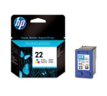 HP 22 Tri-color Inkjet Print Cartridge yellow cartridge (C9352AE 301) ( C9352AE#301 C9352AE#301 C9352AE#301 ) kārtridžs