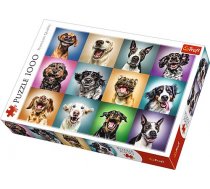 Trefl Puzzle 1000el - Funny dog ​​portraits (10462) ( 5900511104622 10462 TREFL 5900511104622 ) puzle  puzzle