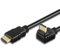 Techly HDMI Kabel High Speed mit Ethernet gewinkelt 1m sw ( ICOC HDMI LE 010 ICOC HDMI LE 010 ICOC HDMI LE 010 ) kabelis  vads