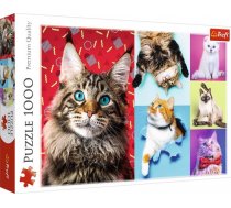 Trefl Puzzle 1000 Happy cats ( 5900511105919 363619 5900511105919 ) puzle  puzzle