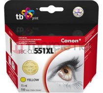 Ink for Canon PIXMA MX 925 Yellow TBC-CLI551XL ( 5901500502276 TBCCLI551XLY TBC-CLI551XLY ) kārtridžs