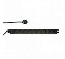 LOGILINK- 19''  power distribution unit with 9 german sockets without ON/OFF swi ( PDU9C03 PDU9C03 PDU9C03 ) elektrības pagarinātājs