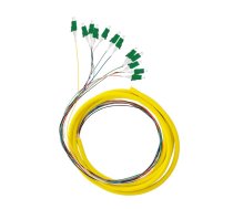 12x Pigtail LC/APC SM 9/125 0 9mm G652D 2m ( 54357 ) kabelis vads