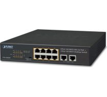 Planet 8-Port 10/100TX 802.3at PoE + 2-Port 10/100TX Desktop 4711605283083 ( FSD 1008HP ) komutators