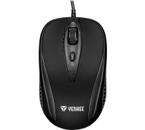 USB wired mouse  4 buttons  YMS 1025 BK  optical ( YMS 1025BK QUITO YMS 1025BK QUITO ) Datora pele