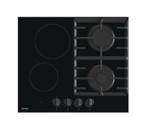 Gorenje Hob GCE691BSC Induction and gas  Number of burners/cooking zones 4  Mechanical  Black 3838782321788 ( GCE691BSC GCE691BSC ) plīts virsma
