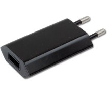 Slim USB charger 230V - 5V/1A black ( 100051 100051 ) aksesuārs mobilajiem telefoniem