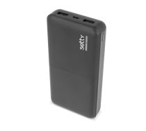 Setty  Power Bank 20000mAh Universāla Ārējas uzlādes baterija 5V 1 5 A + Micro USB Kabelis Melns ( GSM043161 GSM043161 ) Powerbank  mobilā uzlādes iekārta