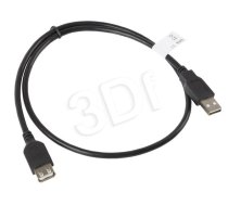 Lanberg CA-USBE-10CC-0007-BK (USB 2.0 M - USB 2.0 F; 0 7m; black color) ( CA USBE 10CC 0007 BK CA USBE 10CC 0007 BK CA USBE 10CC 0007 BK ) USB kabelis
