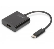 Digitus Graphic Adapter HDMI 4K 30Hz UHD to USB 3.1 Type C with audio black 15cm ( DA 70852 ) adapteris