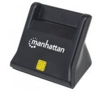 Manhattan USB-A Smart/SIM Card Reader  480 Mbps (USB 2.0) ( 102025 102025 ) karšu lasītājs